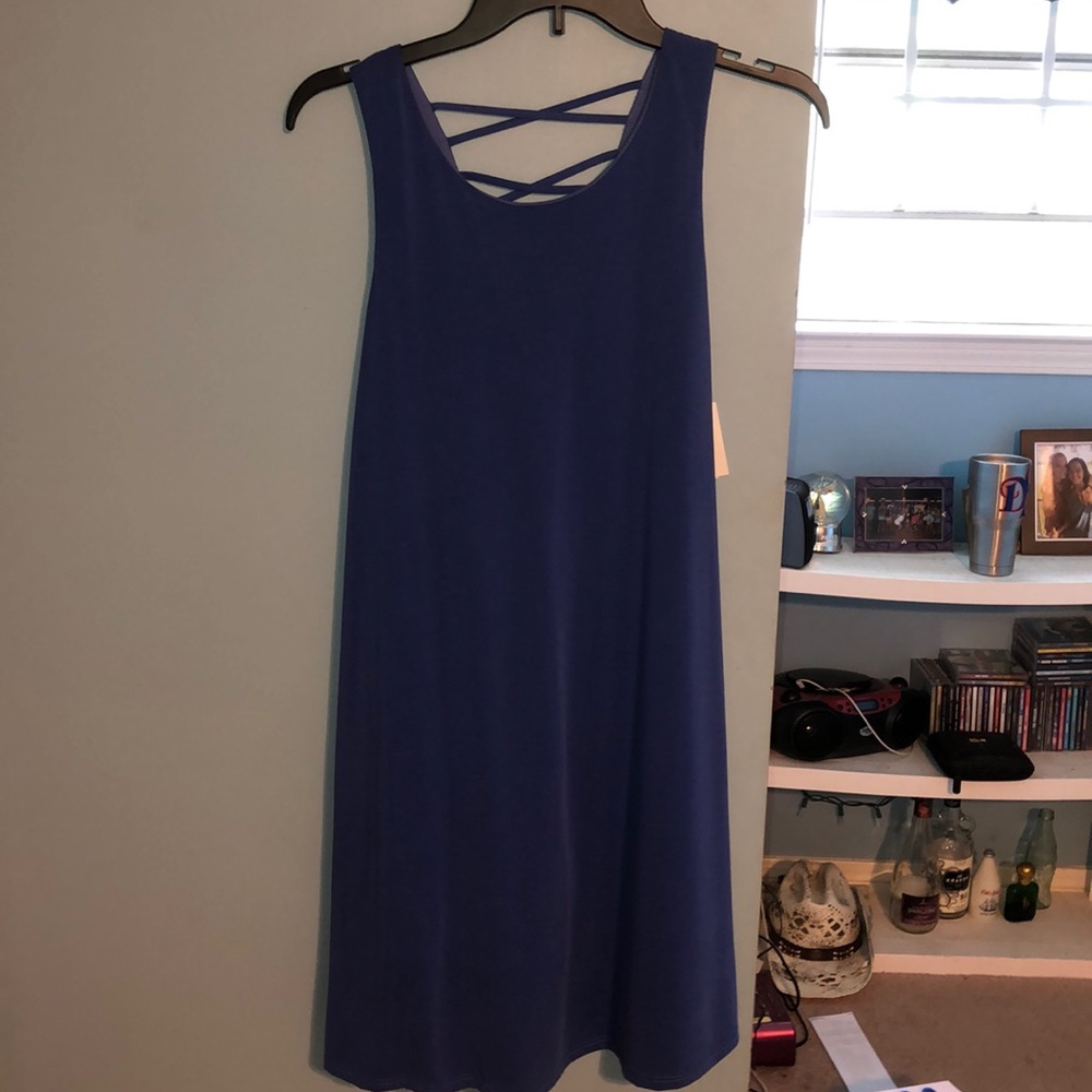 Cross back sun dress